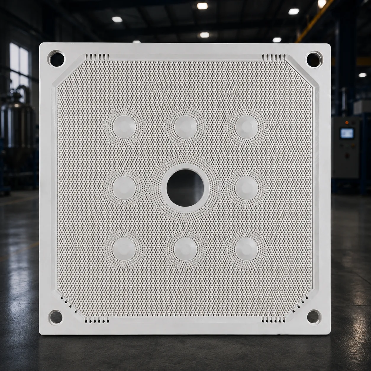 1000 mm chamber filter plate for industrial slurry dewatering