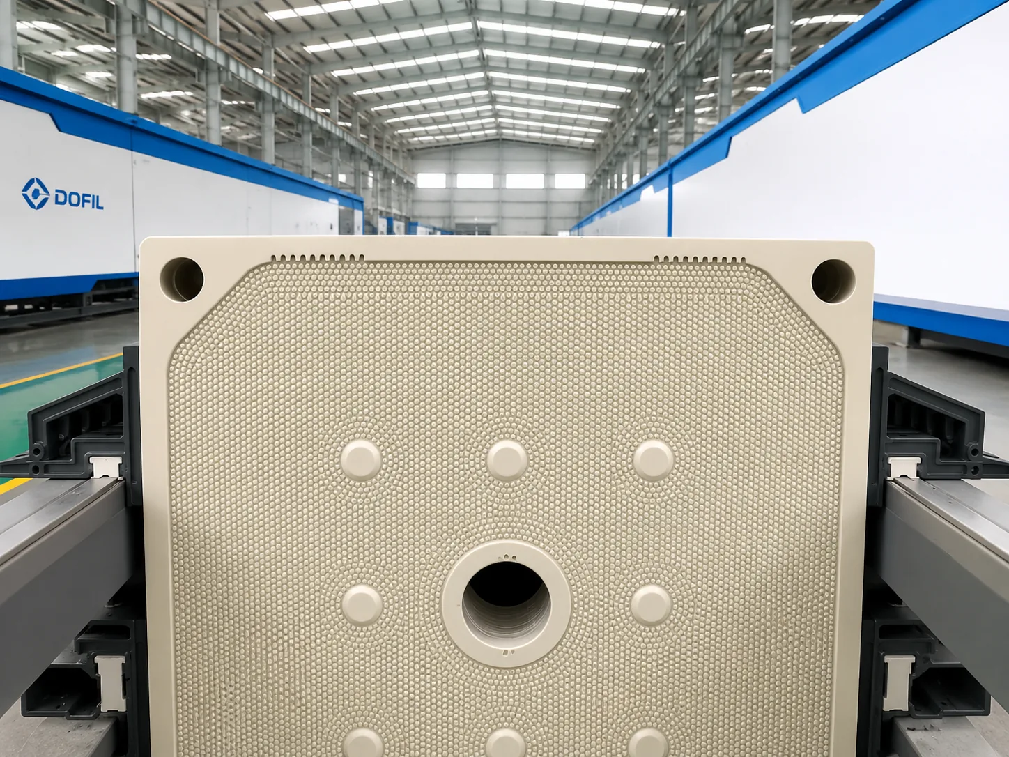 Filter plate pack and chamber plate detail