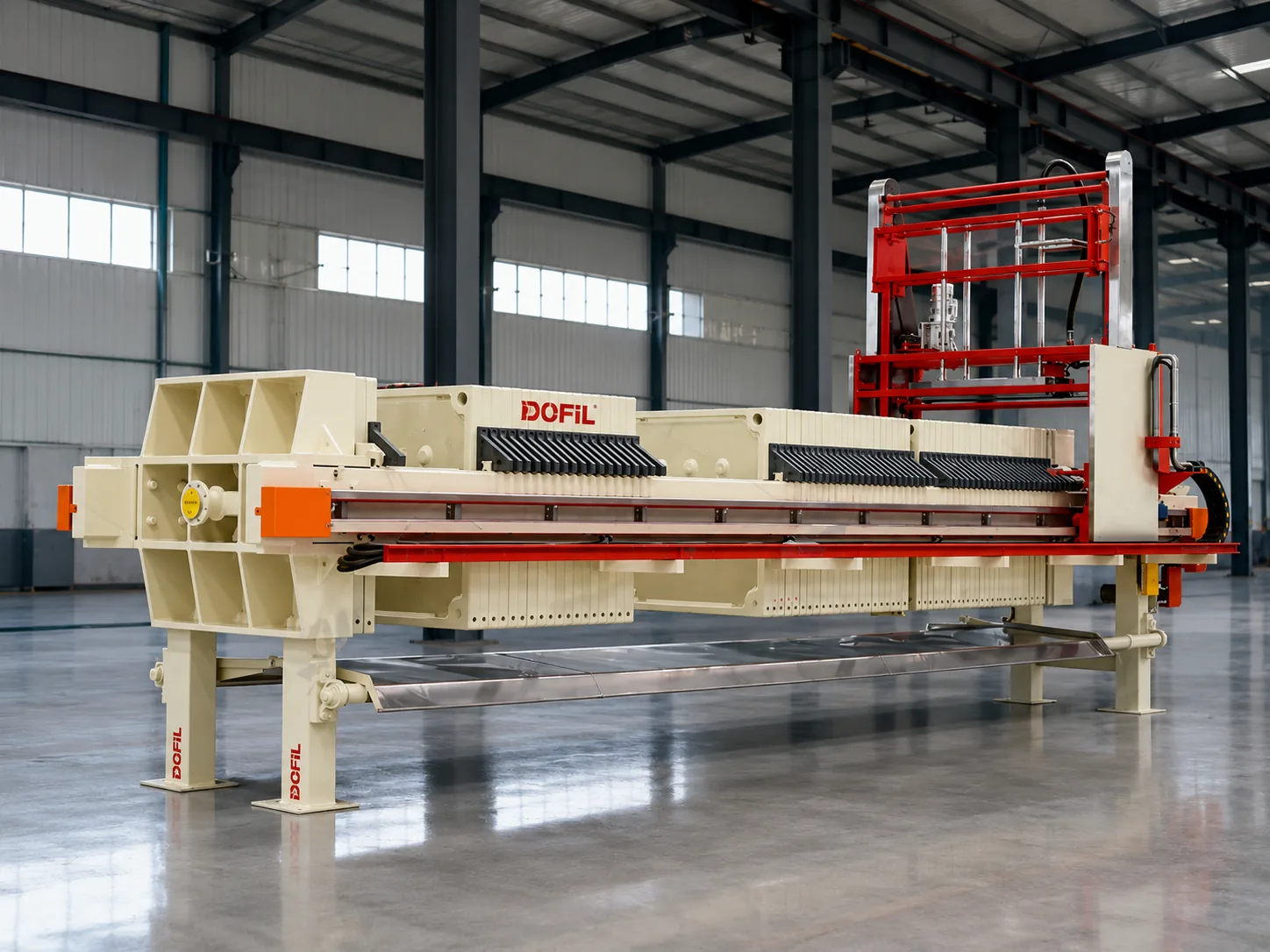 Automatic chamber membrane filter press overview