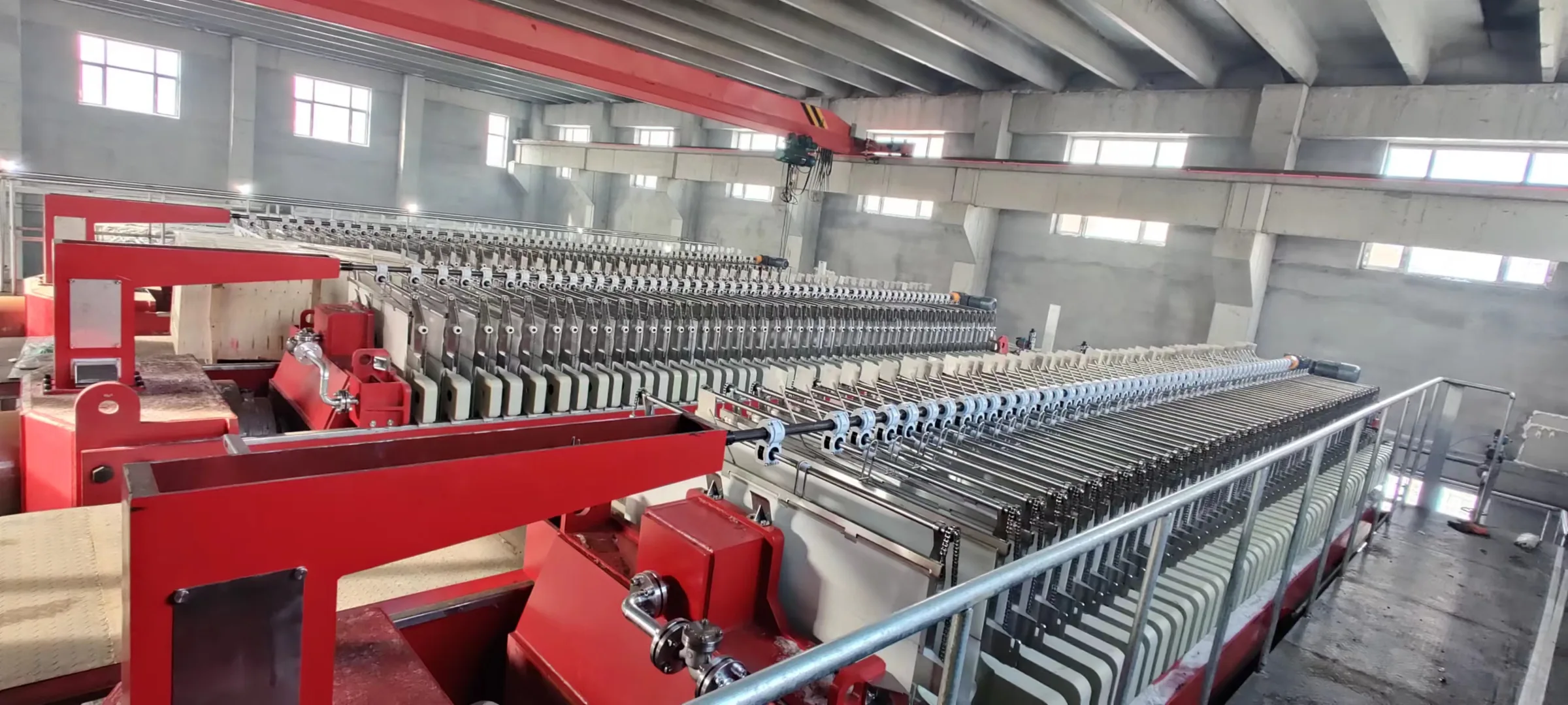 Mobile filter press equipment delivered to mining project site