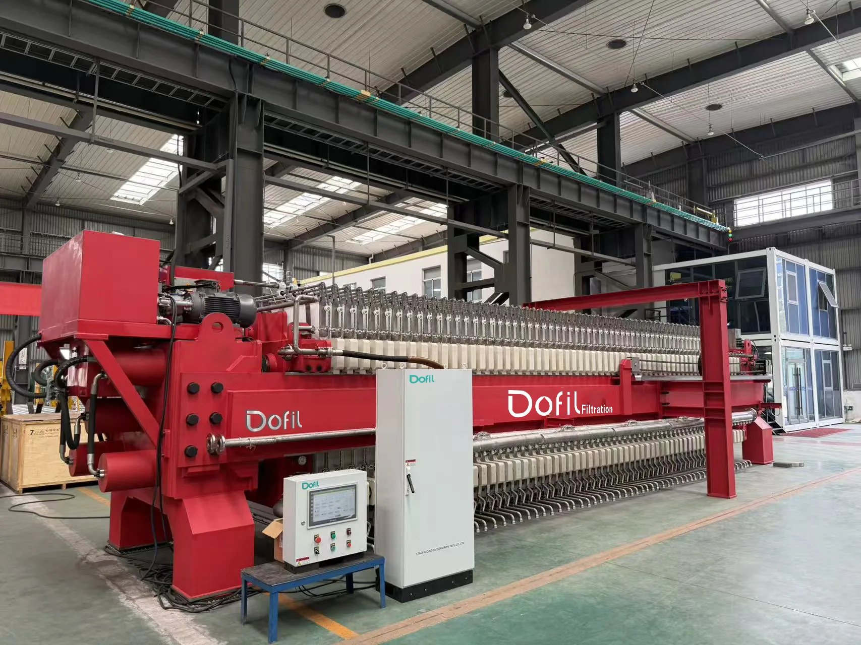 DOFIL filter cloth walking filter press overview