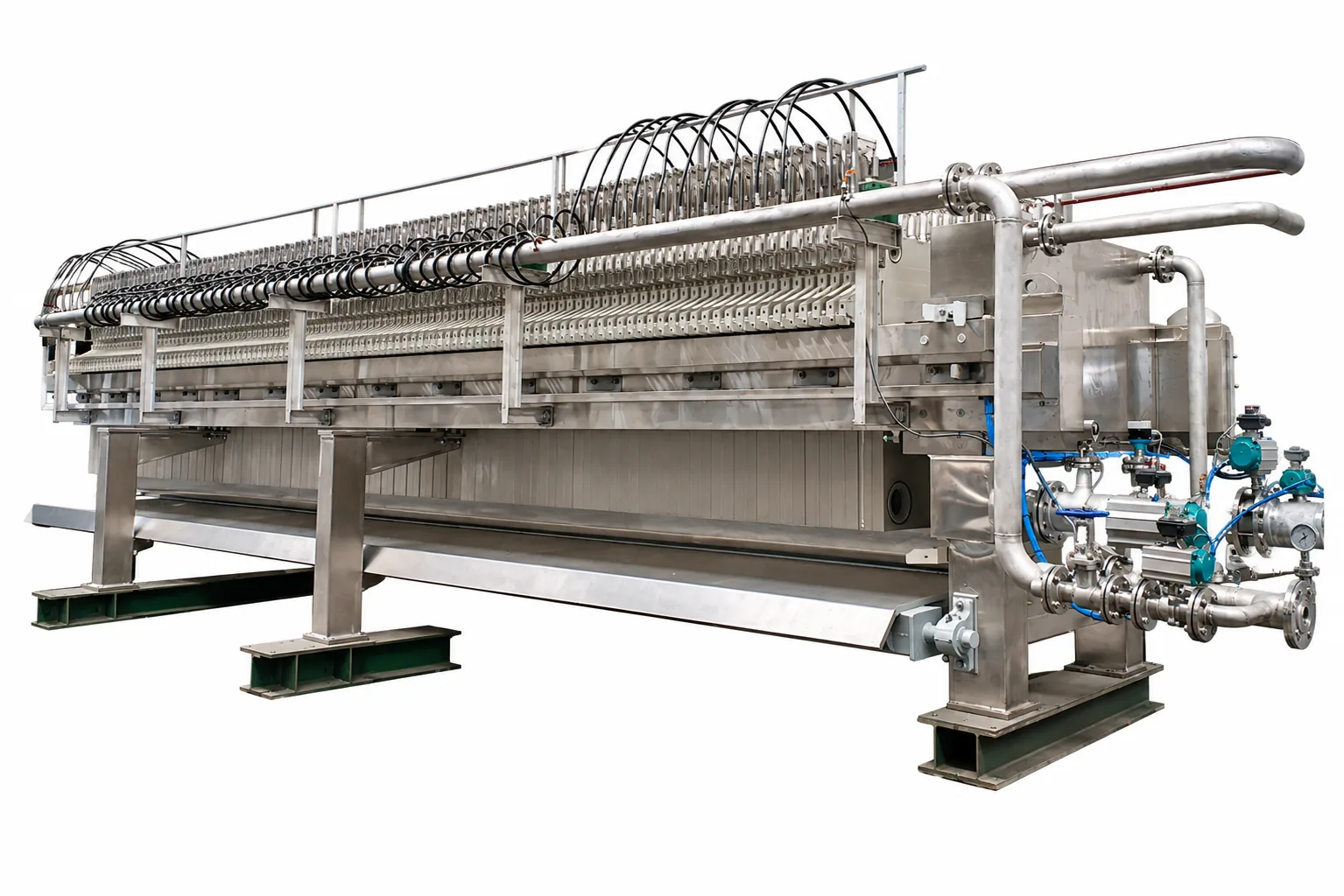 Food grade stainless steel filter press
