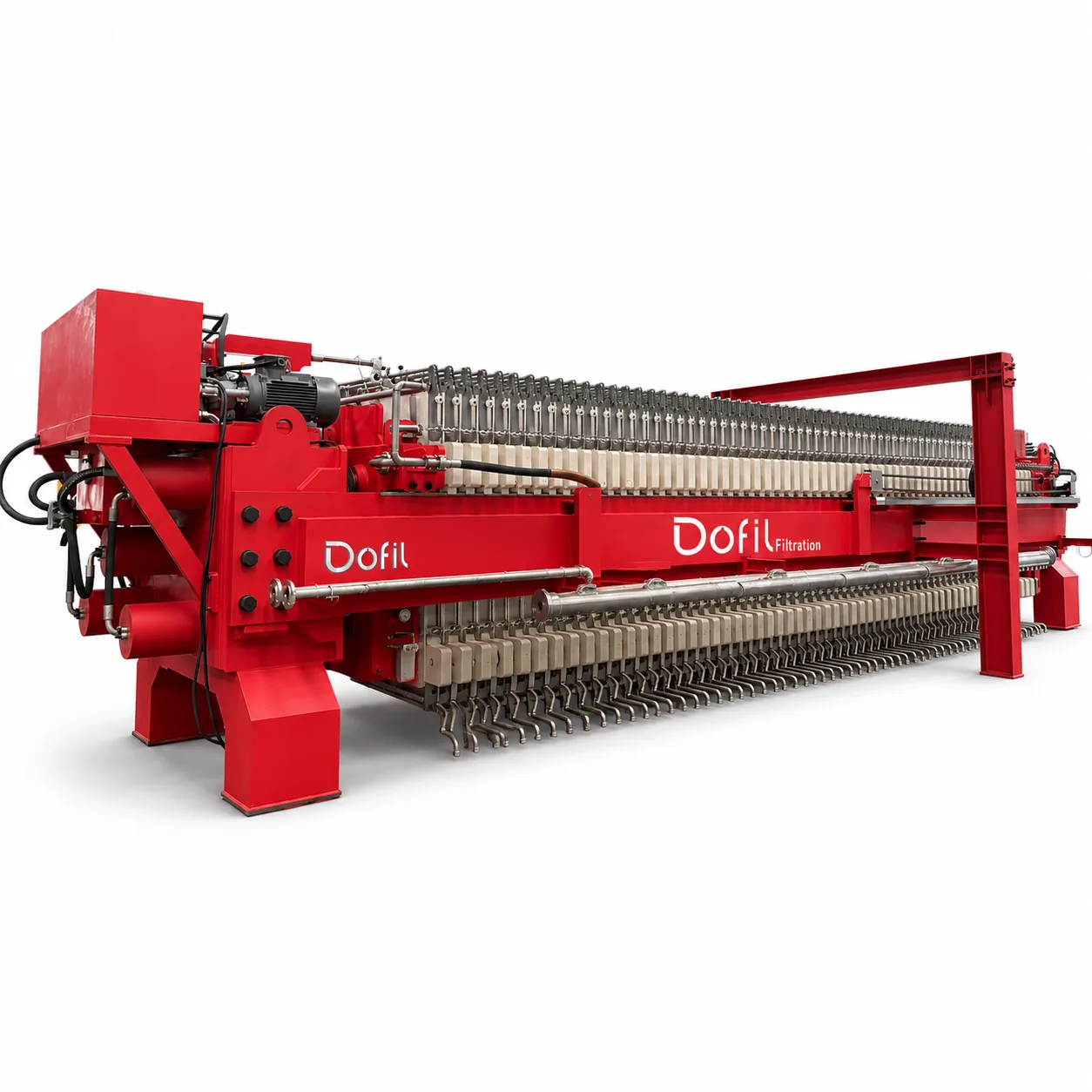 DOFIL red filter press for industrial dewatering